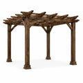 Pérgola de Madera de Roble para Exterior 300x300x250 cm