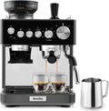 cafetera espresso VCF187X, Breville, Bomba italiana de 15 bar, Cafetera superautomática con molinillo de café y espumador de leche incorporados