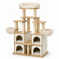 Árbol para gatos de madera y sisal 135 cm