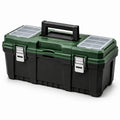 Caja de herramientas de plástico con bandejas de polipropileno 58cm x 27cm x 32cm