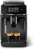 PHILIPS EP2220 cafetera espresso, Serie 2200 Automática - 2 Cafés, 10), Pantalla Táctil, Espumador de Leche Clásico, Molinillo Cerámico