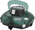 limpiafondos automático, WINNY POOL CLEANER, 75Min Autonomía, Estacionamiento Auto(Transparente Verde Blanco), Inalámbrico Robot Limpiafondos Piscina
