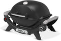 barbacoa de gas 1100N, Weber, 1 quemador, tapa y carcasa de aluminio fundido - Negro (1501925), barbacoa portátil