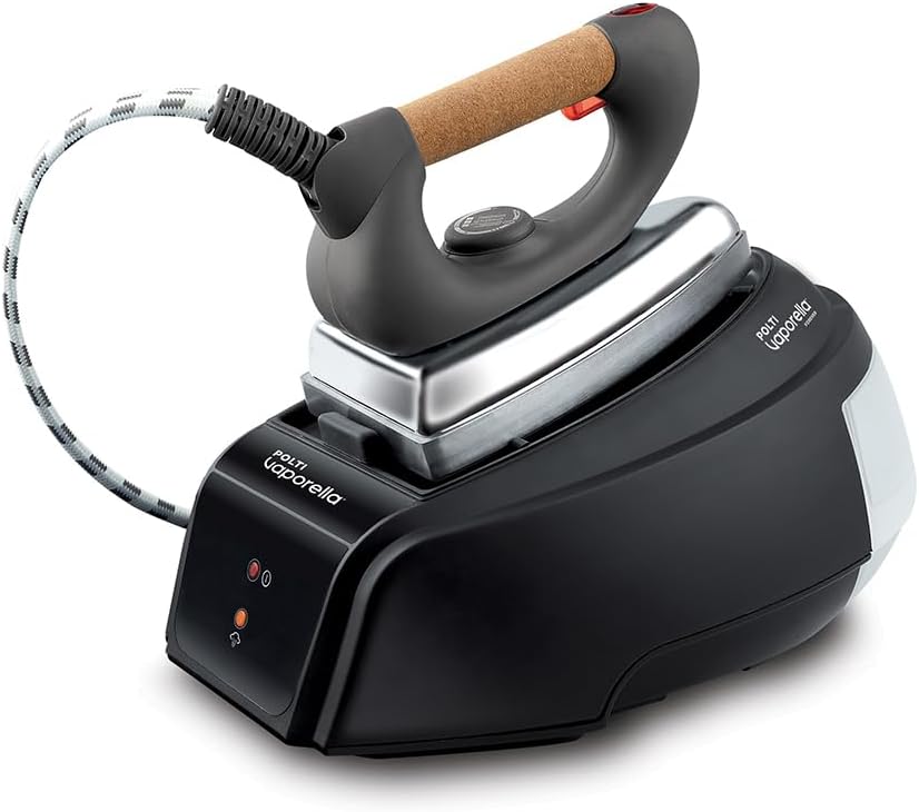 Centros de planchado, Polti, Plancha de Vapor con Caldera, Autonomía Ilimitada, Vaporella Forever 615 Pro, 4 Bares de Presión, Potencia 2150 W, Negro