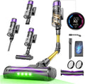 aspiradora sin cable, Ultenic, para Alfombra, Pelo de Mascotas, Aspirador Escoba con Brazo Flexible, Limpieza Ultraprofunda Bajo Muebles sin Agacharse