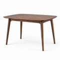 Mesa de comedor de madera de nogal