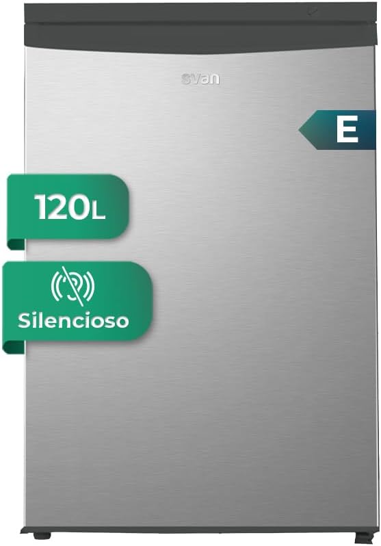 frigorífico mini SR855500ECX, SVAN, Puerta Reversible, Bajo Nivel Sonoro, Eficiencia Energética Clase E