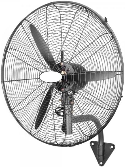 Ventiladores de pared, Bilake, 3 Velocidades, Fábricas (Ø81 cm, 280W, Oscilante, Orientable y Ajustable, Silencioso, Almacenes, Gimnasios, Colegios
