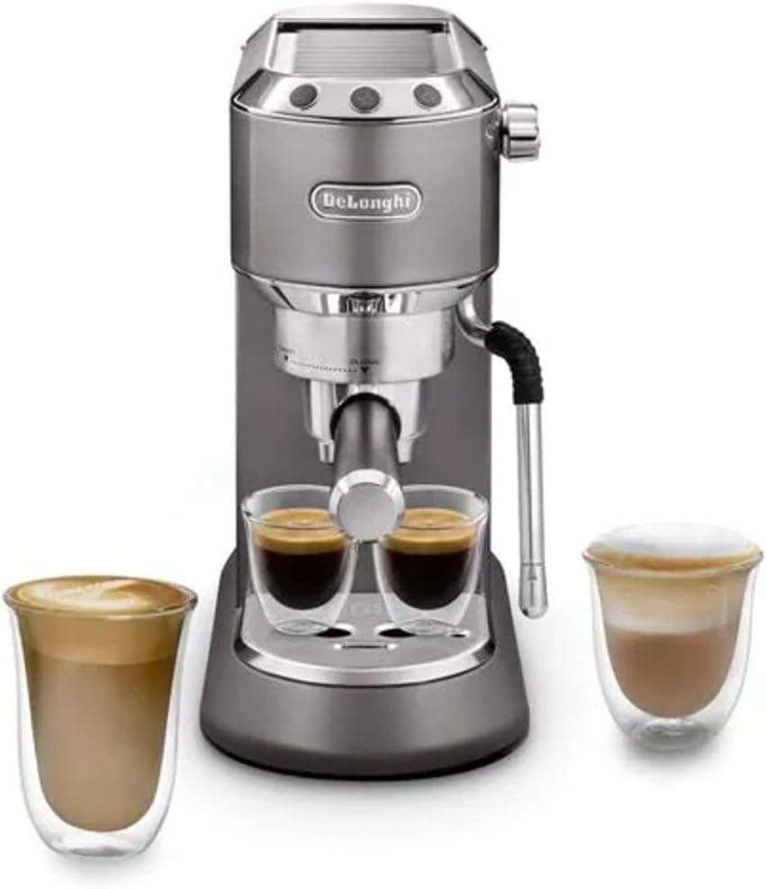 De'Longhi EC885 cafetera, EC885.M Dedica Arte manual, lanza de vapor My LatteArt para cappuccino