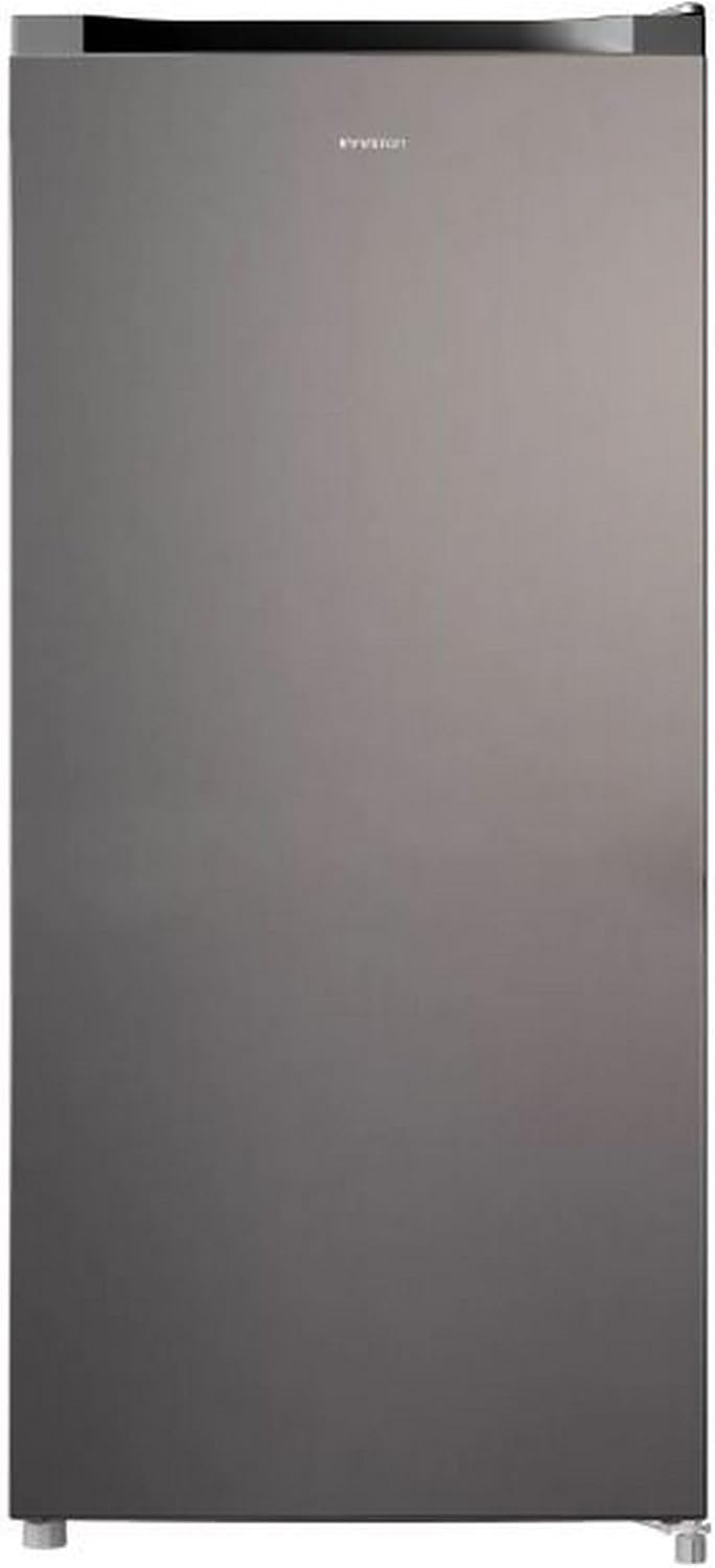 congelador vertical CV-A125I, INFINITON ELECTRONICS, 140 litros, 4 cajones + 1 compartimiento Flap, Cíclico, Regulación en Altura, Puerta Reversible