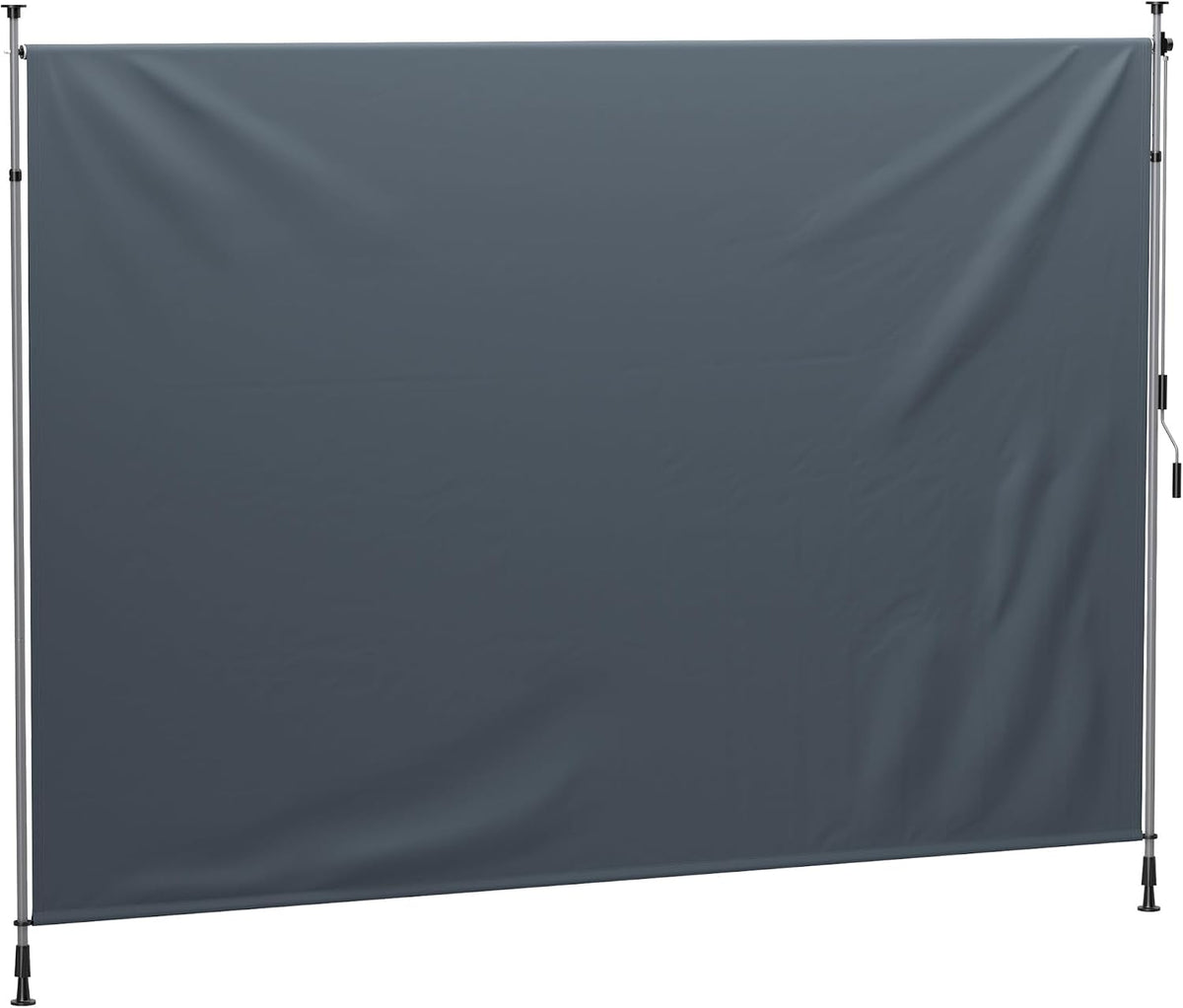 toldo, Outsunny, Incl. Soporte de Pared 350 cm de Ancho para