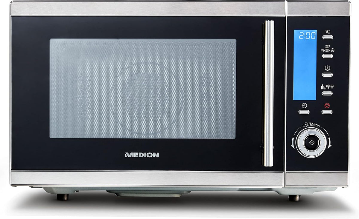 microondas con grill, MEDION, Microondas MD 15501 4 en 1, combinación de microondas, horno y doble grill