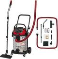 Einhell Aspiradoras industriales para sólidos y líquido, 220 mbar, 30 l, Filtro de Pliegues HEPA Incl. Sistema de Limpieza de Filtro
