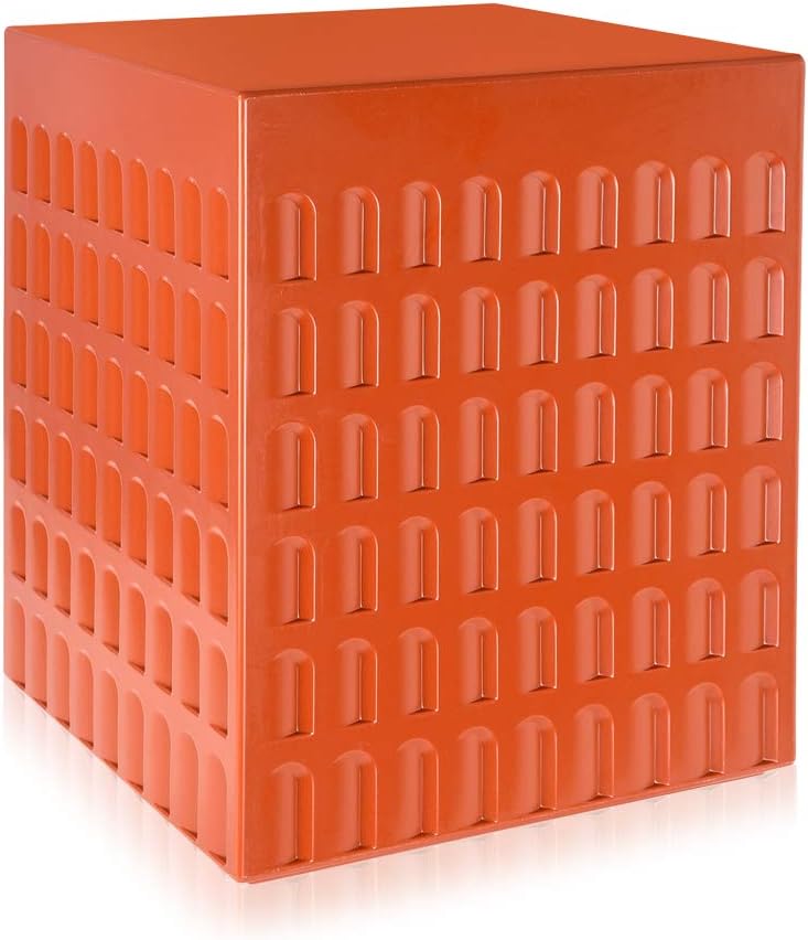 Taburete, Kartell, color Rojo Tierra