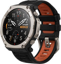 Smartwatche, Amazfit, GPS Doble Banda, Linterna, Mapas Offline, T-Rex Ultra 2 Reloj Inteligente Outdoor, Pantalla AMOLED 1,5' Cristal de Zafiro