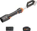 soplador de hojas WG543E, WORX, para Limpieza de Jardines, superligero 1,7Kg, 209Km, Motor brushless, turbina Alto Volumen y Velocidad