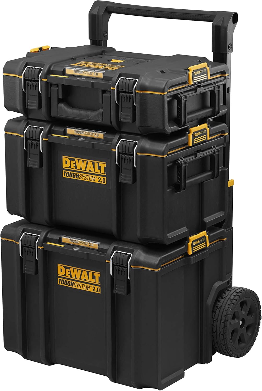 DEWALT DWST83402-1 armario, Taller modular 3en1 TOUGHSYSTEM 2.0, IP65. Negro y amarillo, Robusto