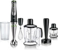 Batidoras de mano MQ9147X, Braun, Minipimer 9 - Batidora de Mano con Tecnología Anti Splash, Vaso 600mL, 1200W, Selección Precisa de Velocidad