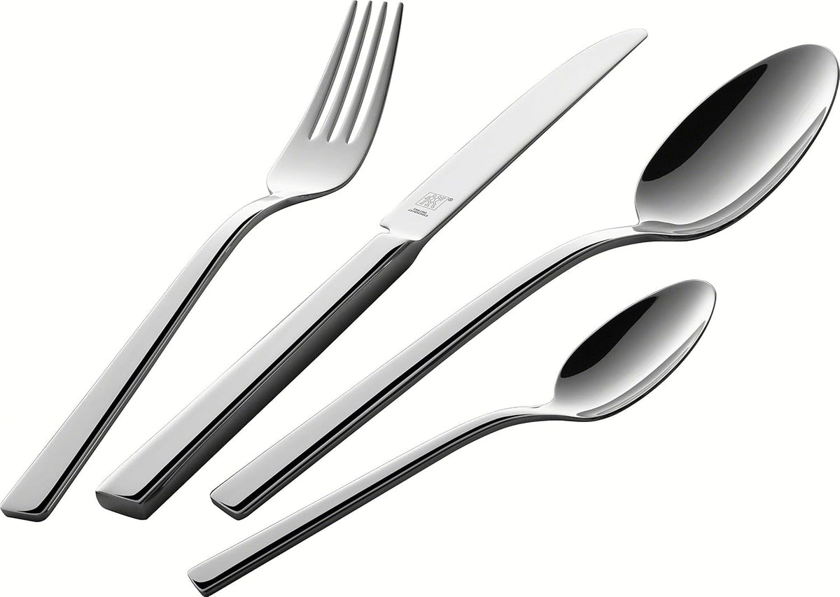 Cuberterías combinada, ZWILLING, acero inoxidable, 42 piezas, King - Set de cubiertos de mesa