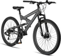 bicicleta de montaña, Licorne Bike, - 2D de alta calidad, 26, 27,5 y 29 pulgadas, cambio de 21 velocidades, con frenos de disco delanteros y traseros