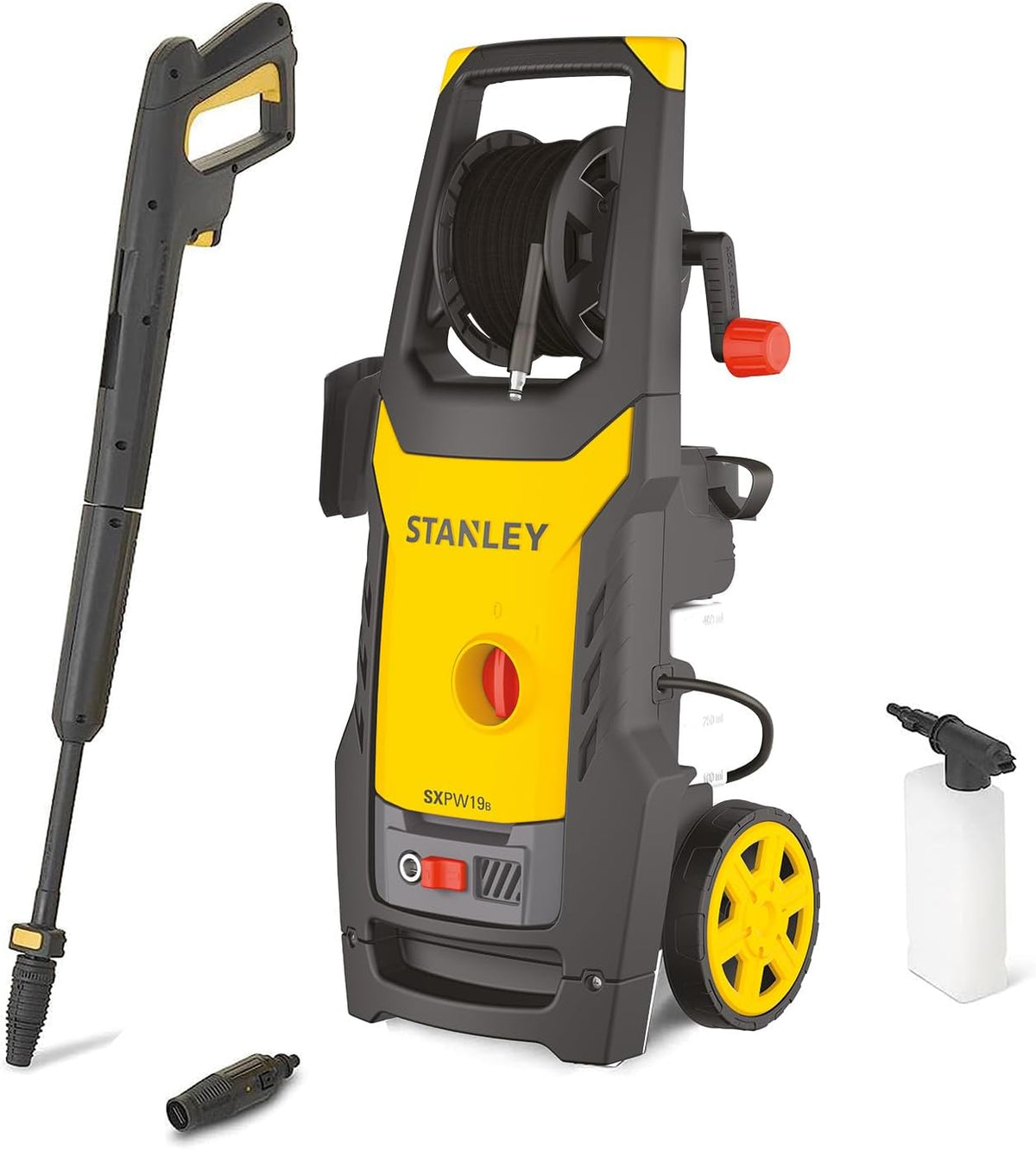 Limpiadoras a presión SXPW19B, STANLEY, de Alta Presión, de Agua Fría, h, Presión máx. 150 Bar, para Automóviles Y Superficies Domésticas Externas