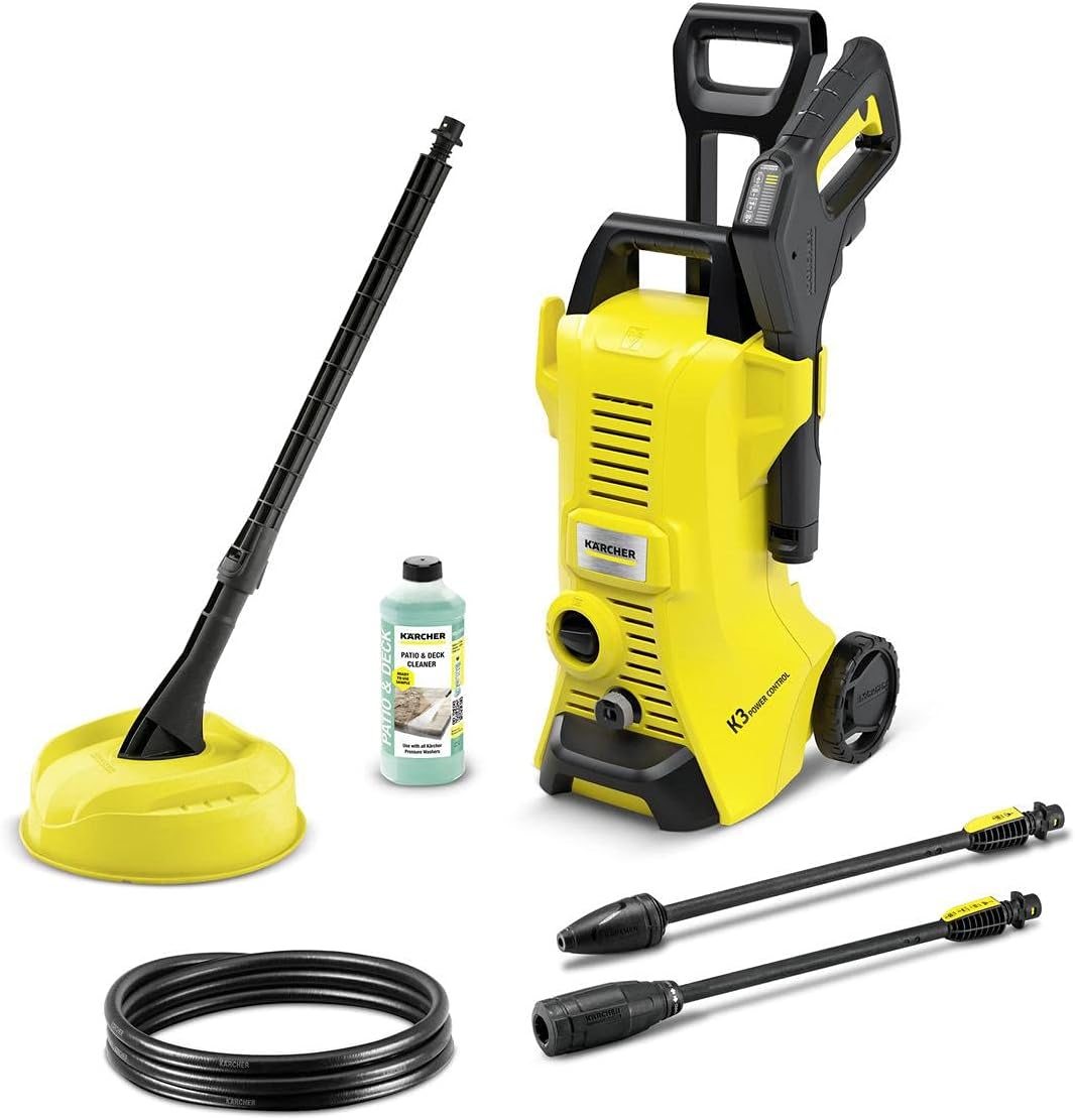 KÄRCHER Limpiadoras a presión, filtro de agua, pistola de alta presión, lanza, boquilla turbo, Hidrolimpiadora K 3 Power Control Home, caudal: 380 l