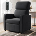 sillón, Devoko, Salón, Gris, Reclinable Ergonómica 90°-165°, Relax Reclinable Eléctrica, Silla Reclinable con Respaldo y Reposapiés Ajustable, Oficina