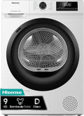 Hisense DHQE900UWDC secadora con bomba de calor, DHQE900UWDC - Secadora bomba de calor, secado rápido 30', Clase D, finalización diferida