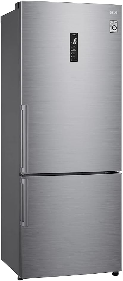 LG GBB567PZCMB frigorífico combi, Congelador, Compresor Smart Inverter, Inox Antihuellas
