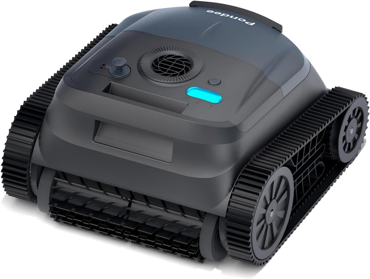 limpiafondos automático, Pondee, Aspiradora 21 m3, 3 Motores Brushless, Autonomía 180 Min, Piscinas hasta 300m2, Navegación Inteligente, h Saugkraft