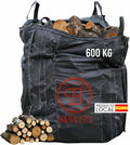 Genérico Leña Leña Encina Big Bag 600kg Madera Dura Natural Alta Densidad Calor Intenso Combustión Lenta Chimenea Estufa Caldera Restaurantes Casas