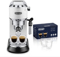 De'Longhi EC685 cafetera, EC685.W, DeLonghi Dedica - de Bomba de Acero Inoxidable para Café Molido o Monodosis