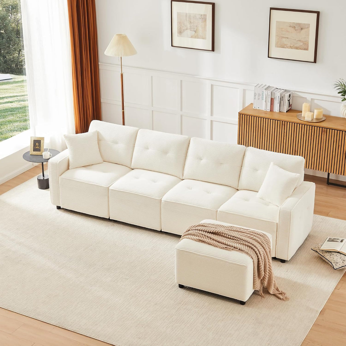 sofá cama, HMHKHN, para sala de estar, dormitorio, sofá modular, sofá esquinero, con espacio de almacenamiento, pórtico