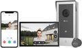 Interfono 1080P, EZVIZ, Desbloqueo en Remoto, Audio Bidireccional, Diseño Delgado, Videoportero WiFi Sistema de Intercomunicación 1080P, 5GHz), CP5