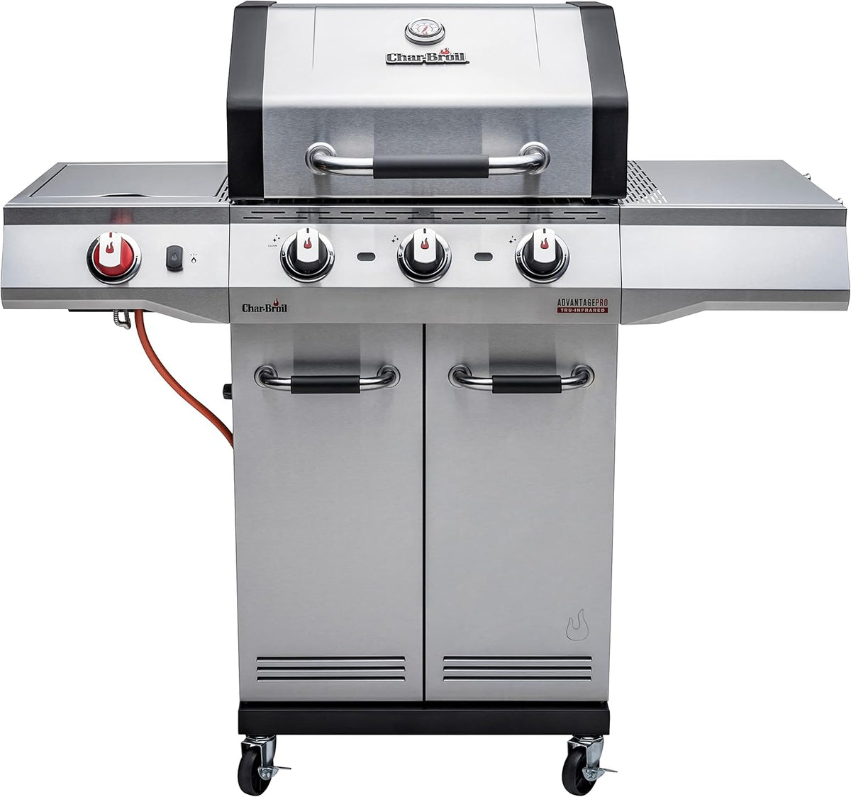 barbacoa de gas, Charbroil, Char-Broil Advantage PRO S 3 - Barbacoa a gas con 3 quemadores y TRU-Infrared Technology, rejillas de hierro fundido