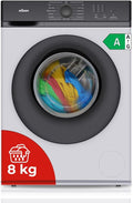 lavadora NL8200AI, NILSON, 1200rpm, 11 Programas, Motor Inverter, Función Stop&Go, Tambor Diamante, Clase de Eficiencia Energética A