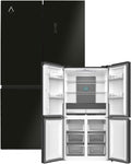 frigorífico combi, ALPHA, Frigorifico Americano Pegasus Elite Pro-83, 4 Puertas, Cristal Negro