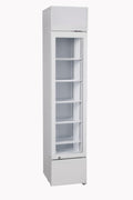 frigorífico para bebidas GSC2133, METRO Professional, 39x47.5x188cm, 133L, 200W, Puerta en Vidrio, con Cerradura, Blanco