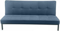 sofá cama, SWEET SOFA, Estructura Metálica (Color Azul), Louis – Sofá Clic-Clac 3 Plazas 189x117x90 cm, Tapizado en Tela Suave