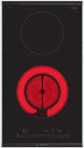 Bosch PKF375FP2E Placa, Serie 6, Función Sprint, Complementa tu cocina con una zona de cocción rápida y de control táctil., Negro