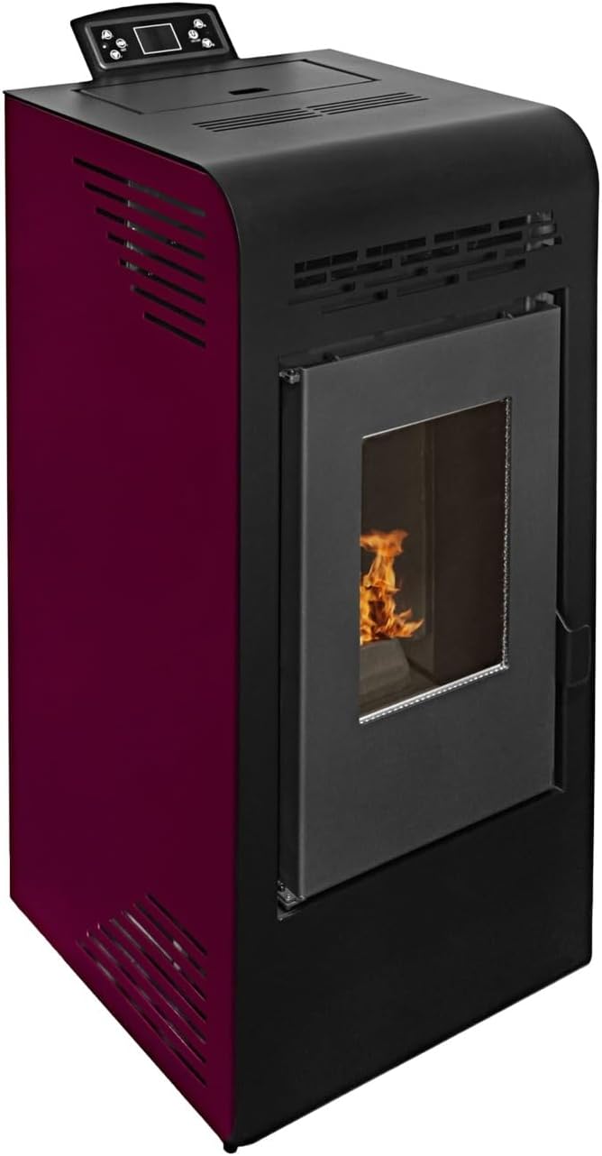 Calefacción de pellet, EIDER BIOMASA, 91×43×45 cm, POTENCIA 9 kW